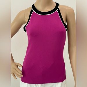 Cable and Gauge Knit Halter Style Top, Size S